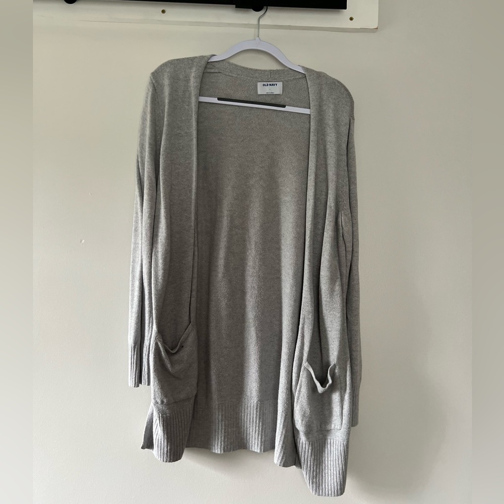 Old Navy Grey Cardigan L